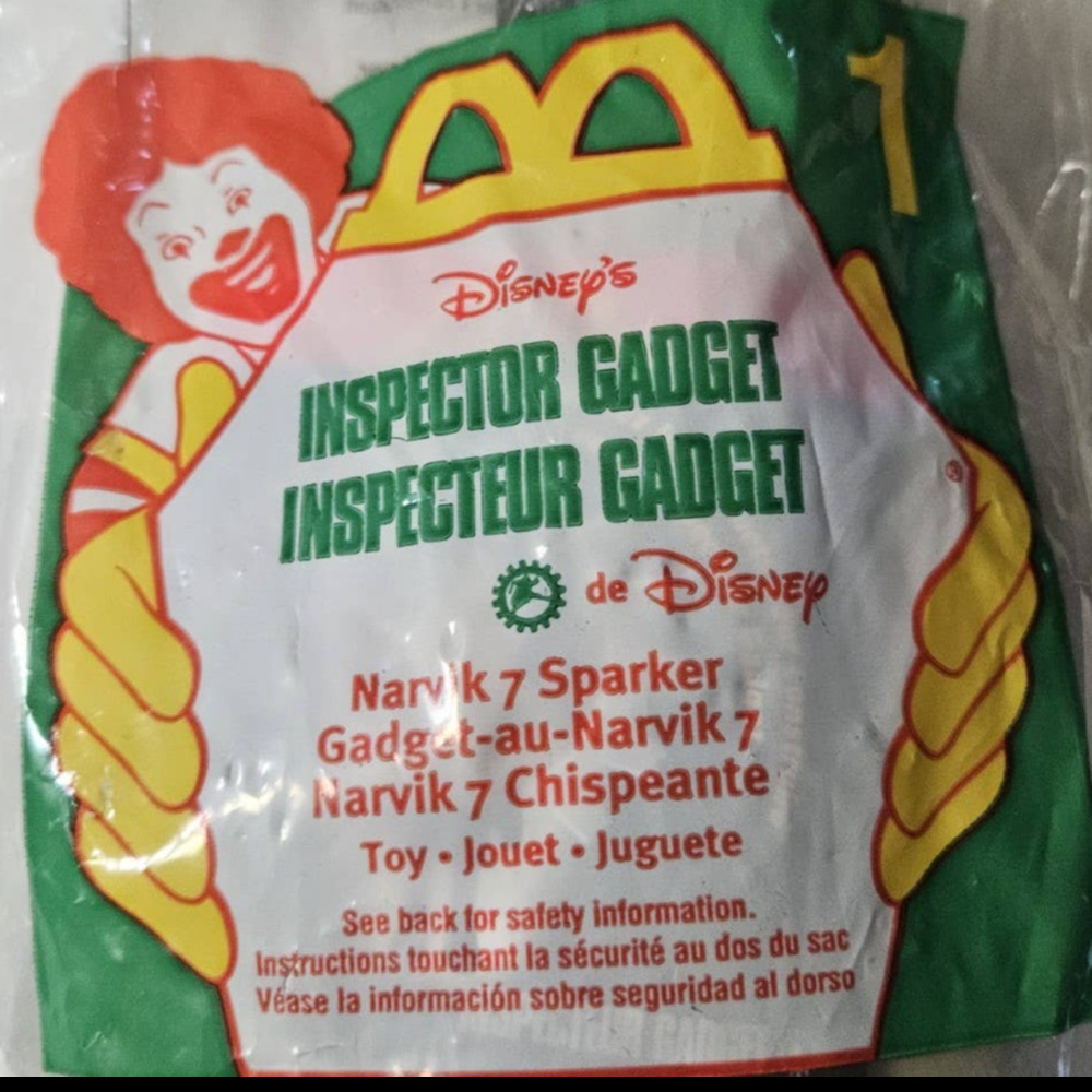 1999 McDonalds Inspector Gadget 1 New in Package